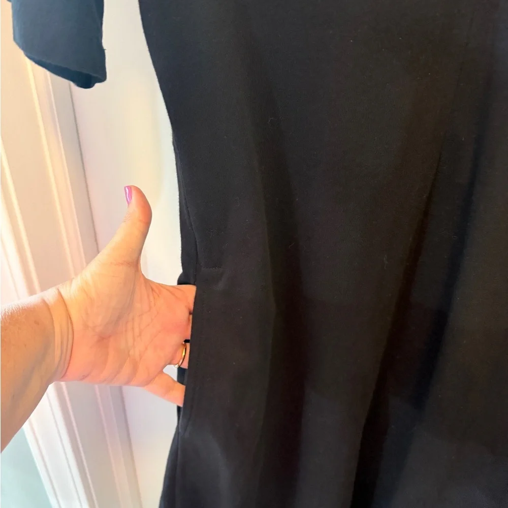 Anthropologie Velvet by Graham & Spencer Black Allura Dress Womens Size XS‎